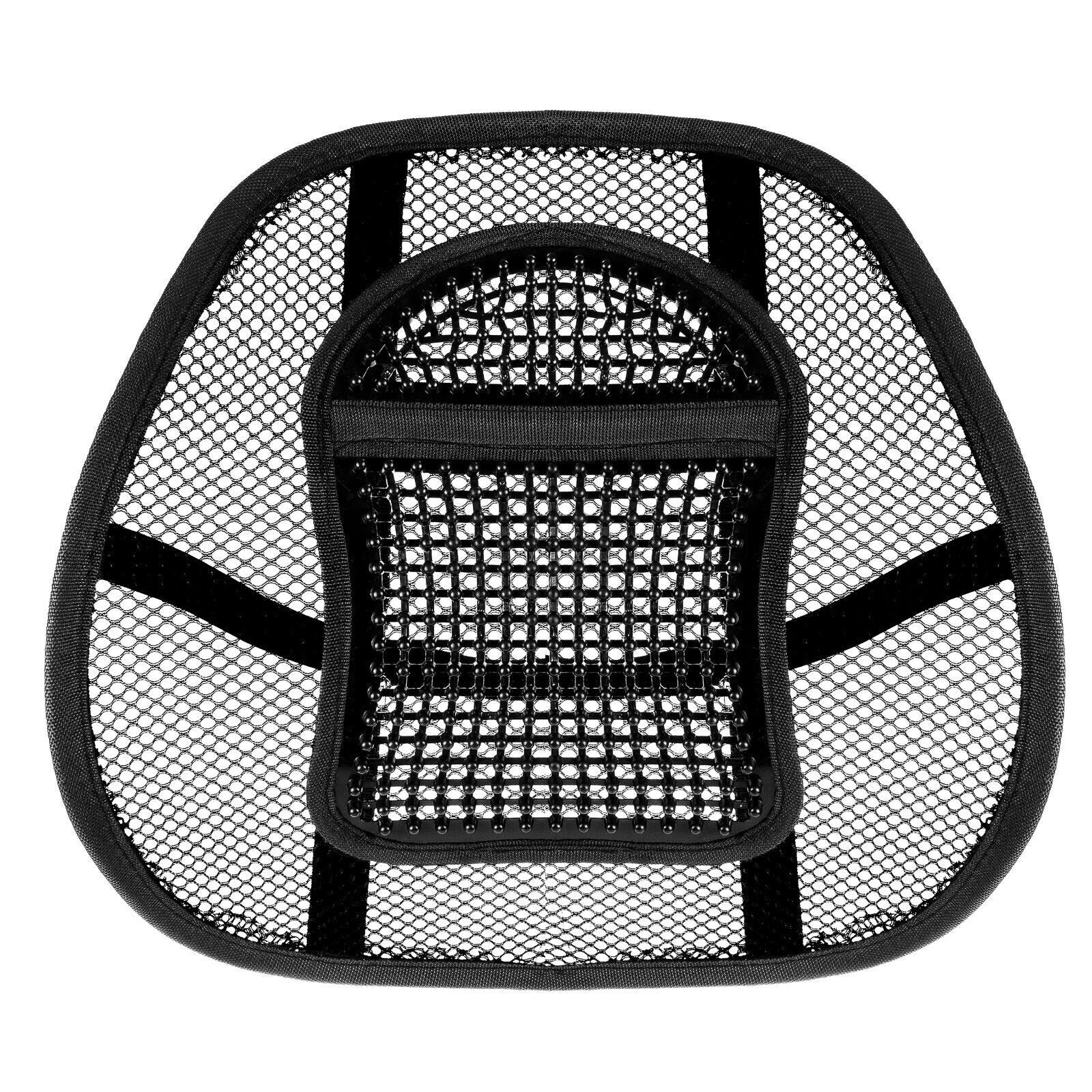 Car Seat Lumbar Back Support Cushion for Office Chair Posture Corrector Mesh